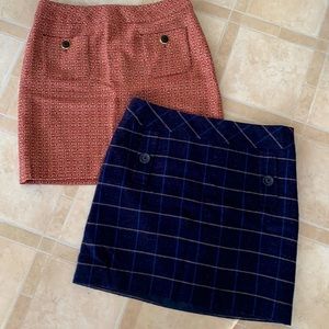 LOT LOFT WOOL MINI SKIRTS SIZE 4